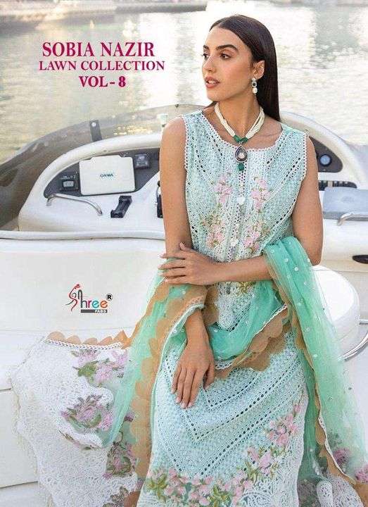 SHREE FAB SOBIA NAZIR LAWN COLLECTION VOL-08